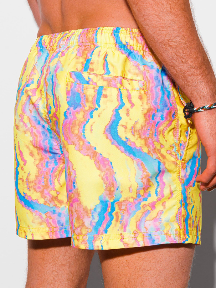 Men's swimming shorts - light yellow W318
