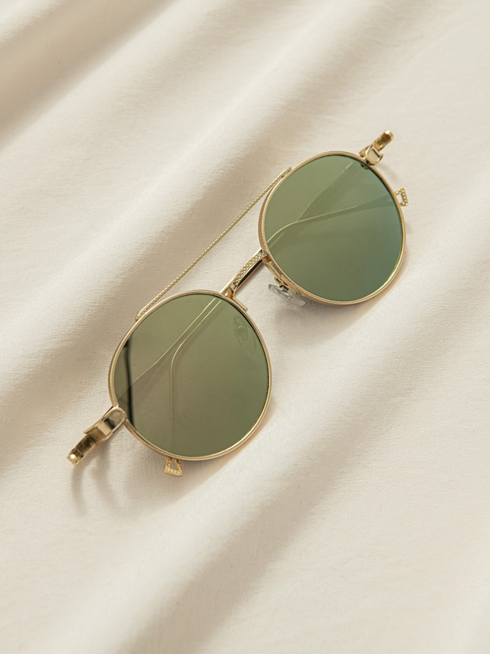 Women's sunglasses ALR077 - gold/green