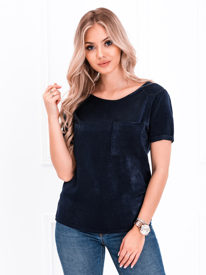 Women's blouse LLR018 - navy