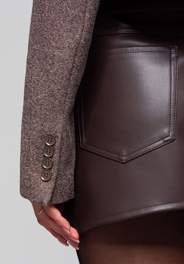 Marynarka damska LW-BLZB-0100 - brown