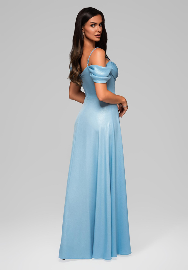 Evening dress LA-OM-DLR038 - light blue