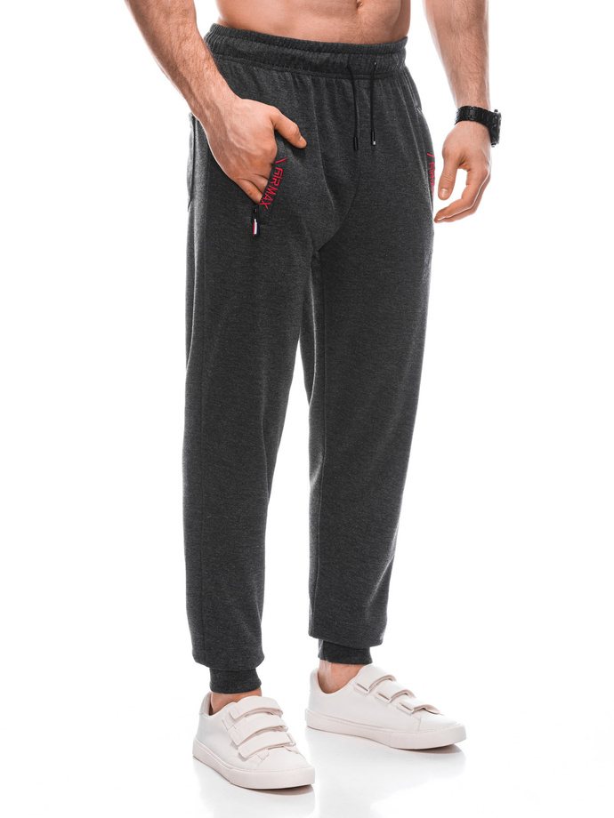Men's sweatpants P1457 - dark grey