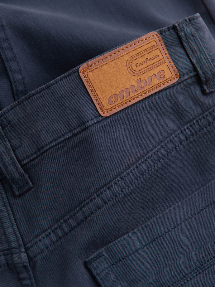 Men's pants chinos - navy P1059