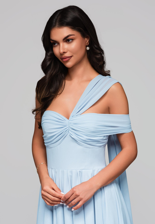 Evening dress LA-OM-DLR196 - blue