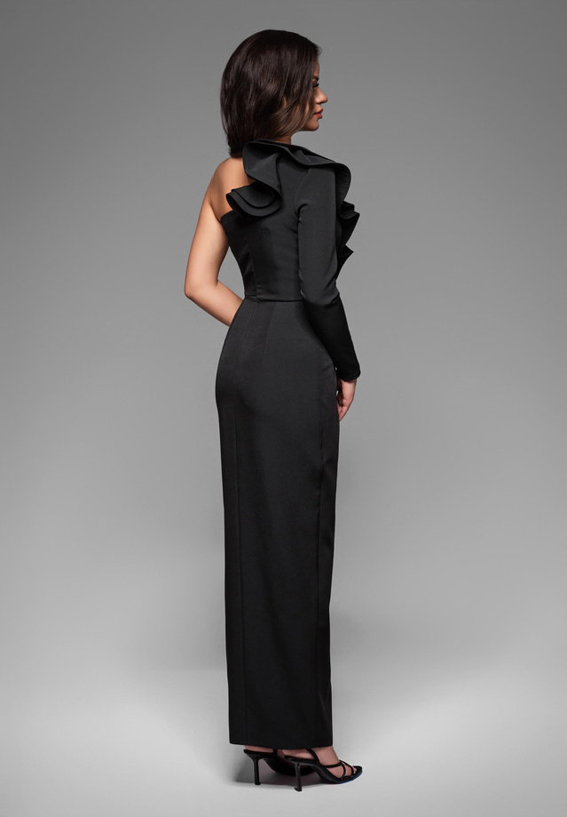 Evening dress LA-OM-DLR035 - black