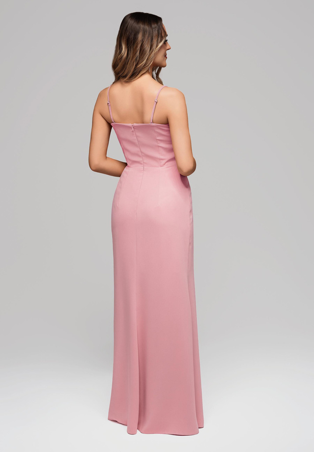 Evening dress LA-OM-DLR083 Regular Fit pink