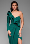 Evening dress LA-OM-DLR035 - bottle green