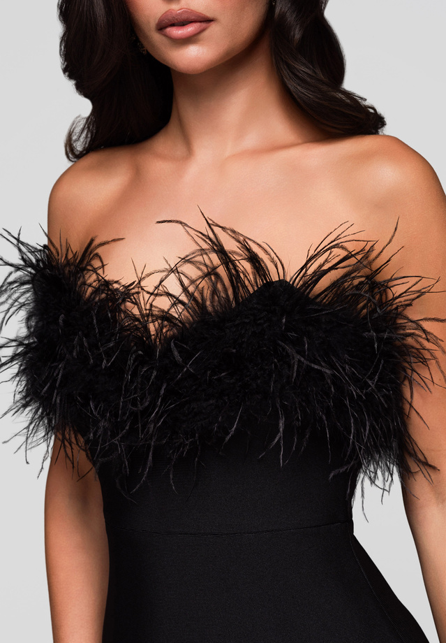 Evening dress LA-OM-DLR239 black