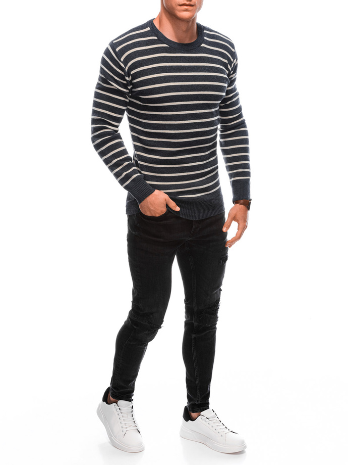 Men's sweater E220 - dark grey