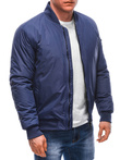 Men's mid-season jacket C532 - dark blue