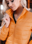 Women's mid-season jacket CLR008 - mustard