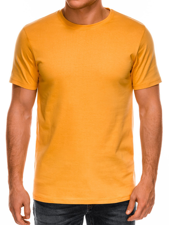 Men's basic t-shirt S884 - yellow