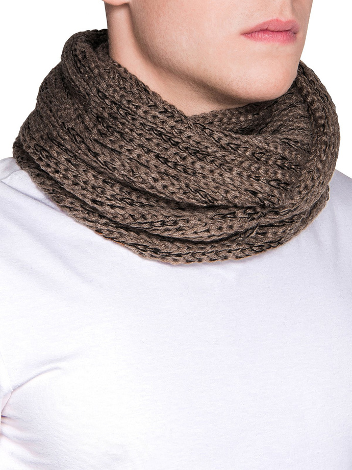 Men's snood - brown/black A099