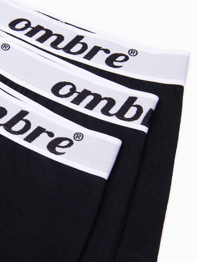 Men's underpants - black 3-pack U159