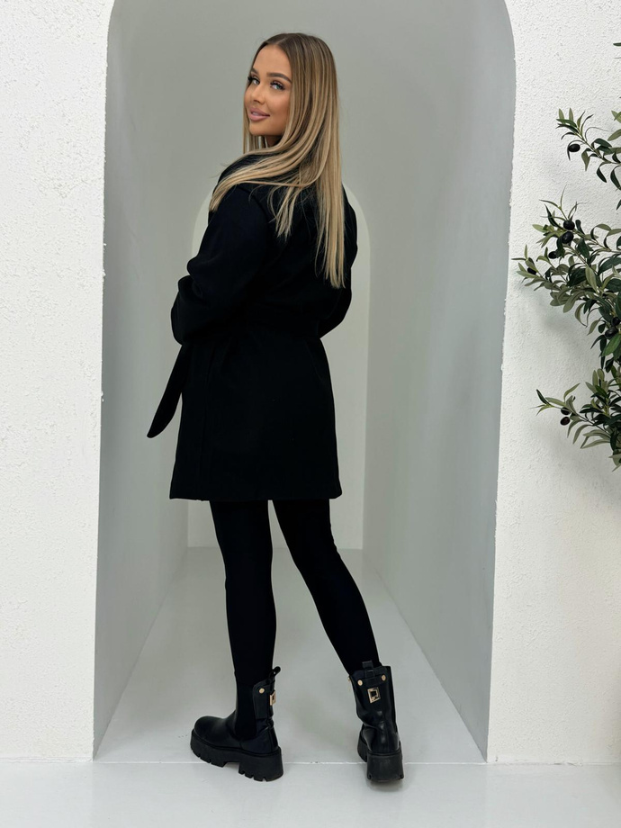 Fashionable women's coat CLR039 - black