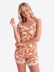 Women's pyjamas ULR371 - orange