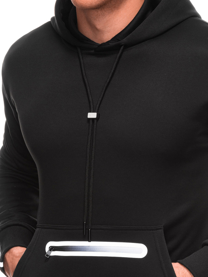 Men's zip-up sweatshirt B1699 - black