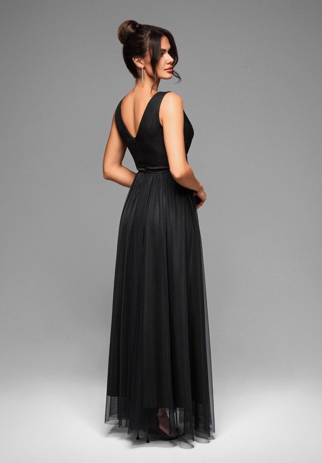Evening dress LA-OM-DLR010 - black