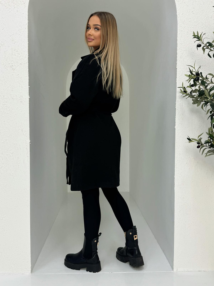 Fashionable women's coat CLR038 - black