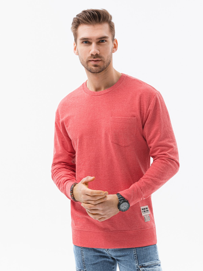 Men's sweatshirt - red B1149