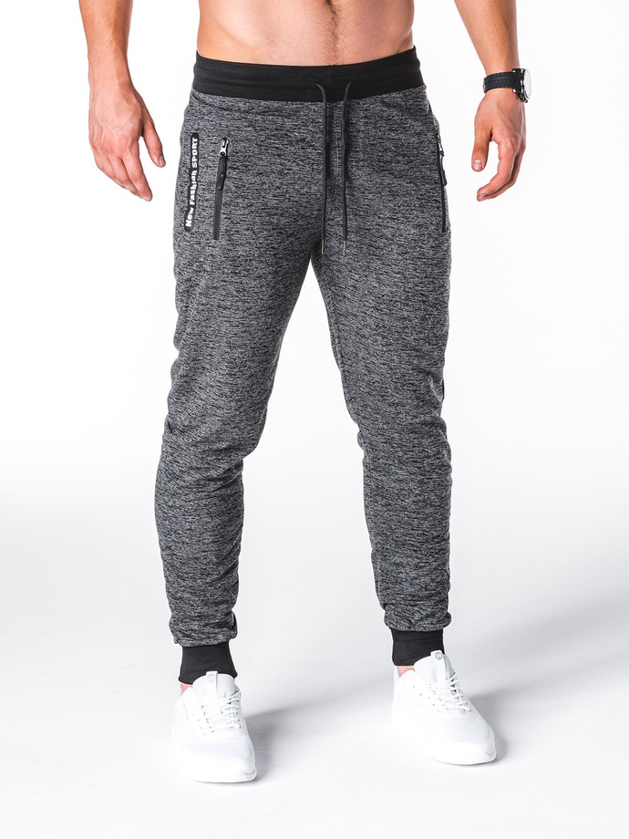 Men's sweatpants P688 - black