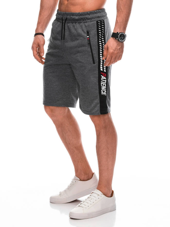 Men's sweatshorts W477 - dark grey