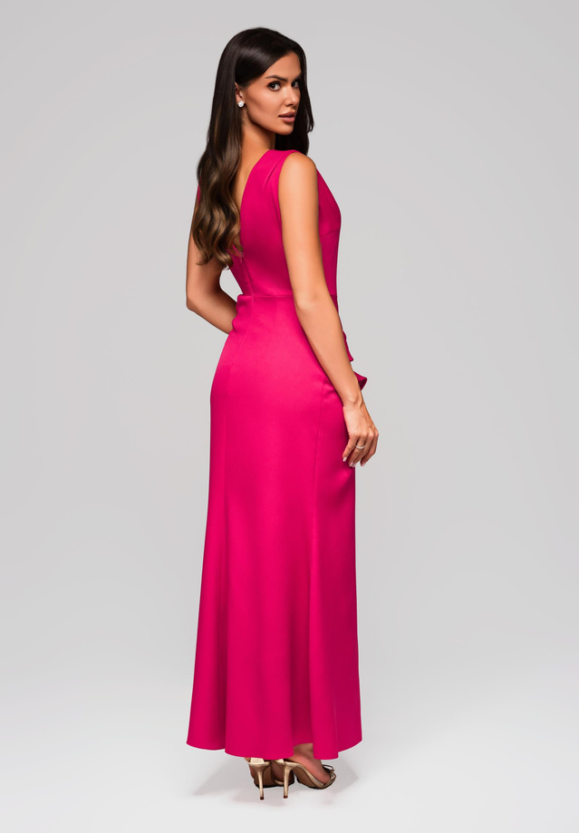 Evening dress LA-OM-DLR212- fuchsia