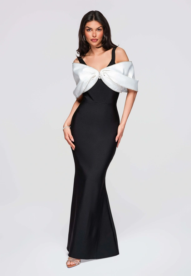 Evening dress LA-OM-DLR288 - black
