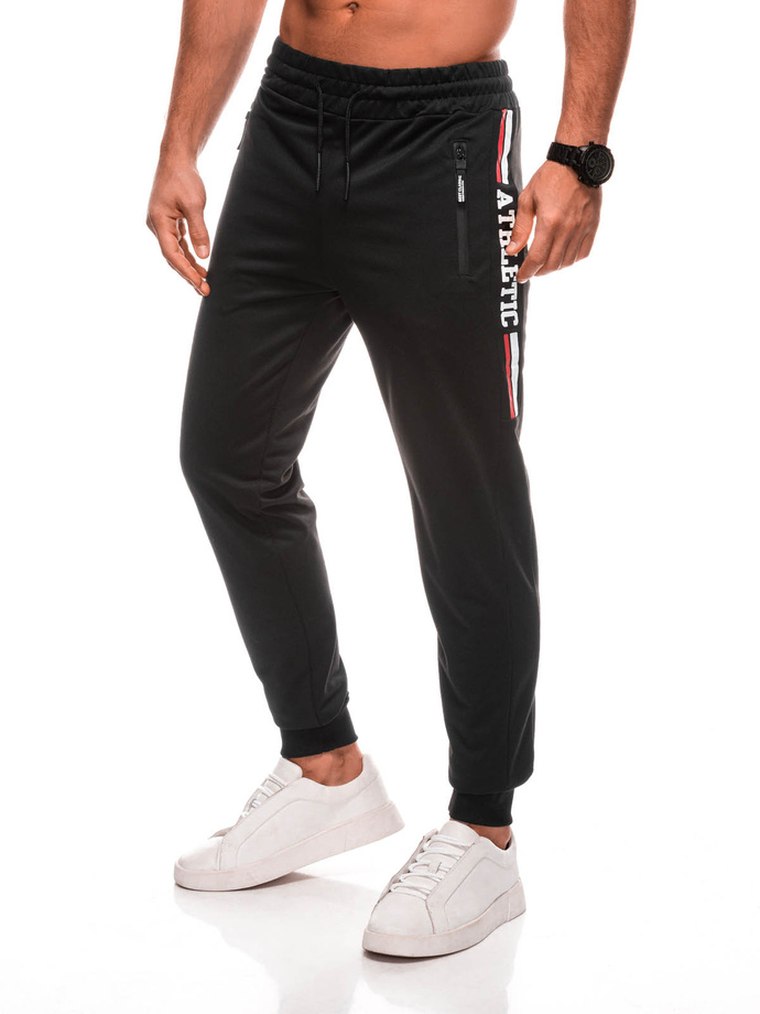 Men's sweatpants P1502 - black