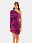CAREY mini dress DLR150 - purple