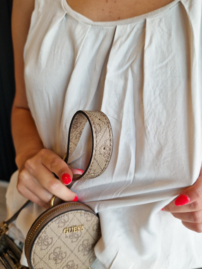 Bombshell dress with frills - DLR111 beige