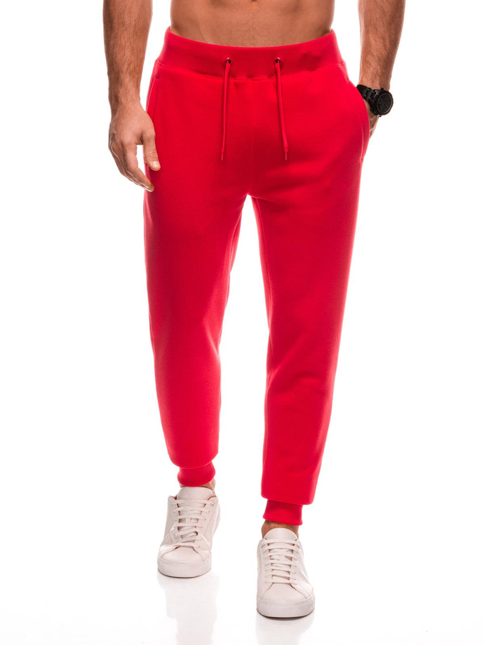 BASIC men's uniform sweatpants joggers - red V4 EM-PABS-0108