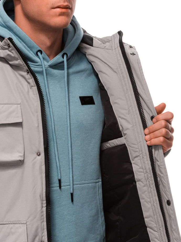 Men's winter jacket C530 - grey