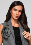 Women's vest LW-BLZV-0102 - grey