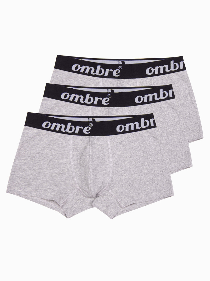 Men's underpants - grey 3-pack U159