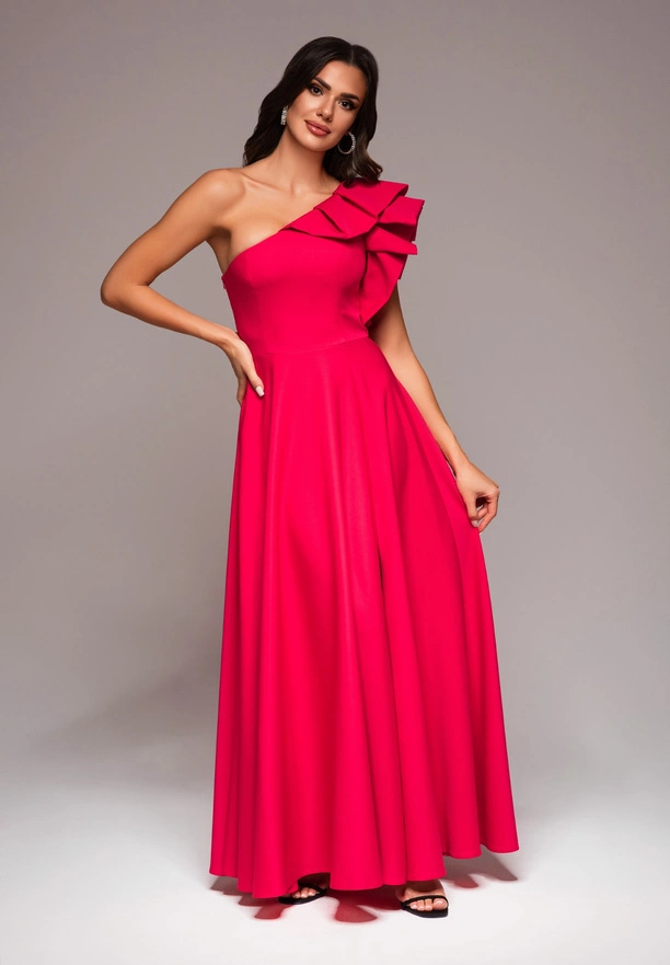 Evening dress LA-OM-DLR020 - red