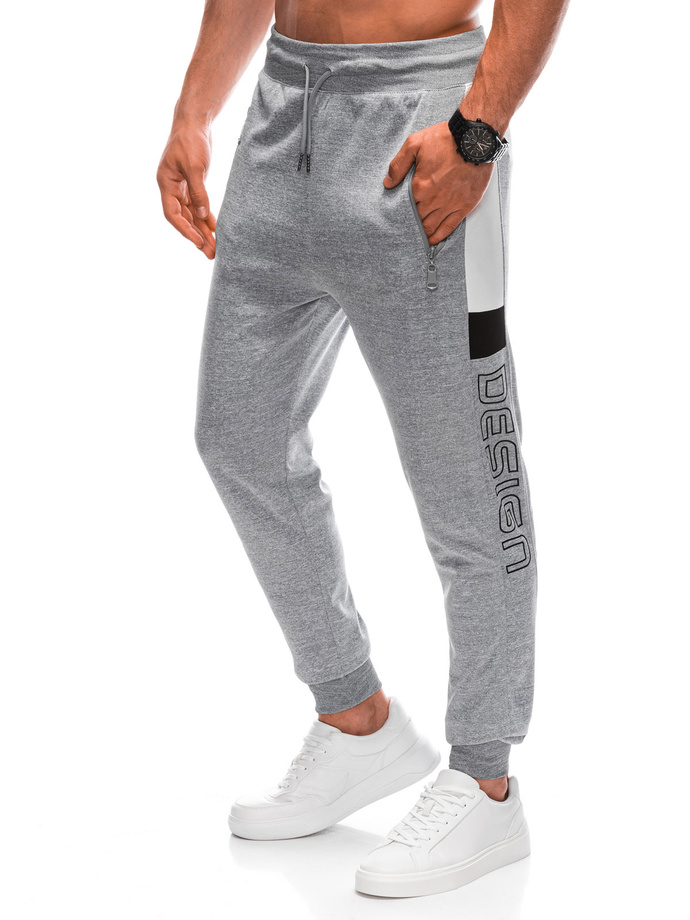 Men's sweatpants P1390 - grey