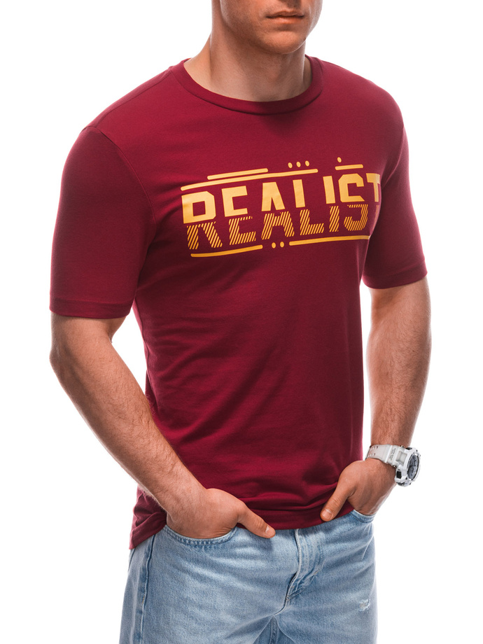 Men's t-shirt S1928 - red