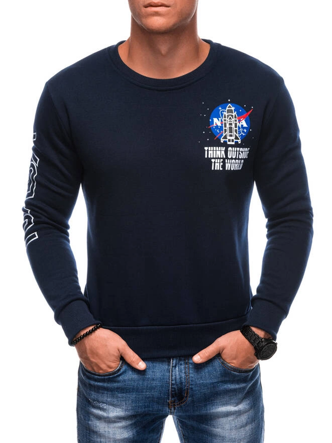 Men's sweatshirt B1685 - navy