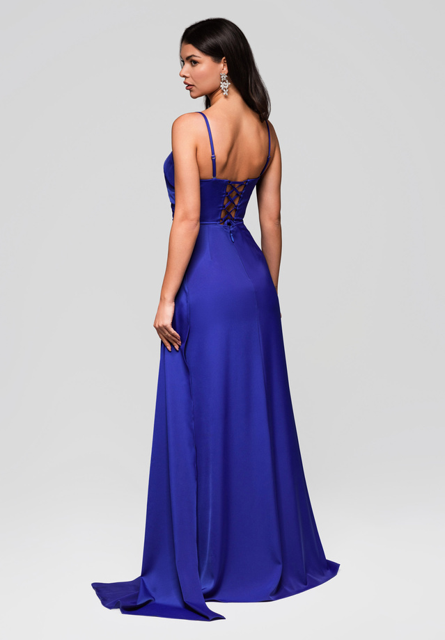 Evening dress LA-OM-DLR237 blue