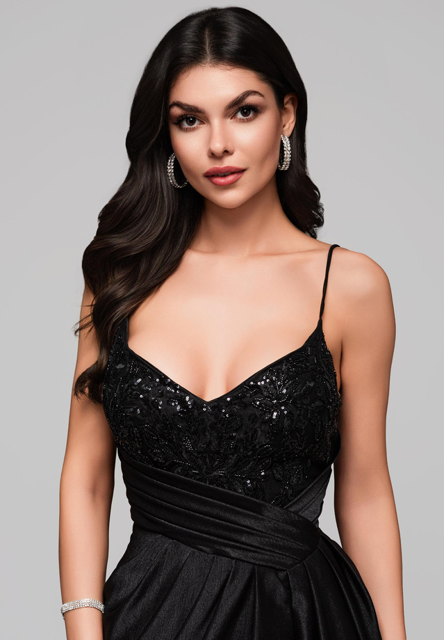 Evening dress LA-OM-DLR132 - black