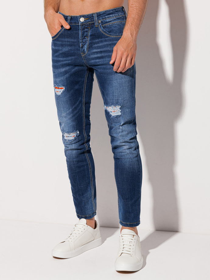 Men's jeans P1217 - dark blue