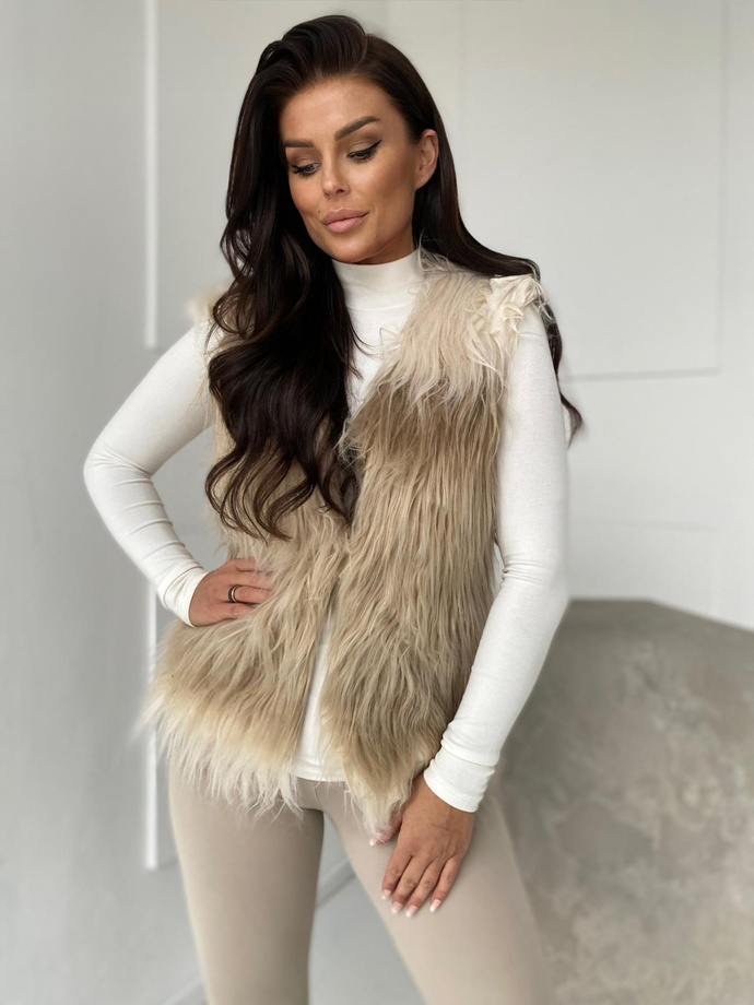 Women's vest VLR010 - beige