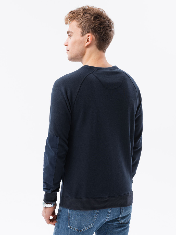 Bluza męska bez kaptura - granatowa B1151