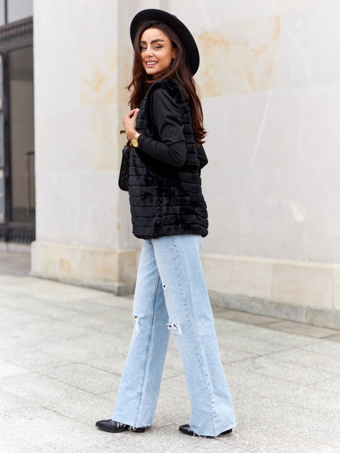 Kamizelka damska VLR008 - czarna