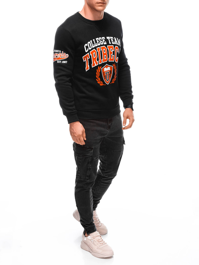 Men's sweatshirt B1618 - black