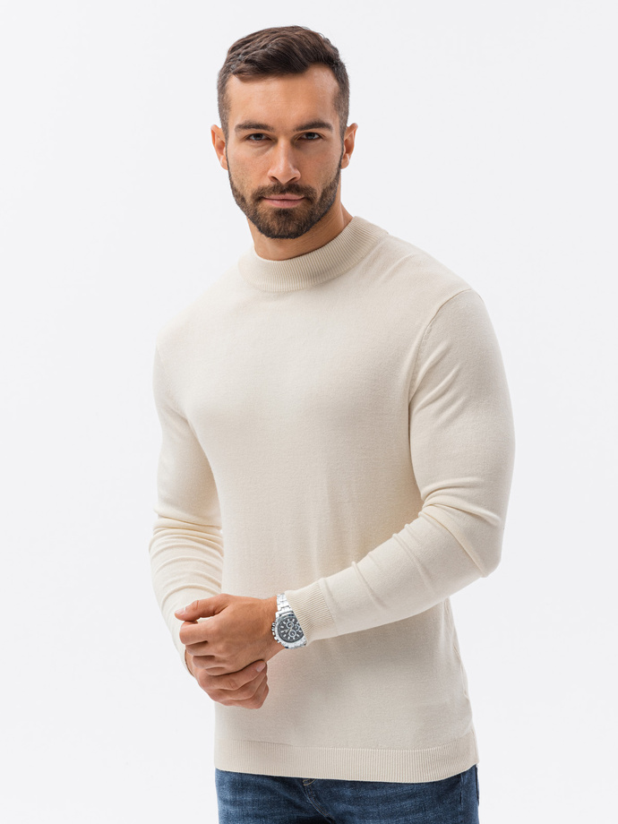 Men's sweater - ecru E178