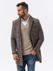 Men's coat- brown C499