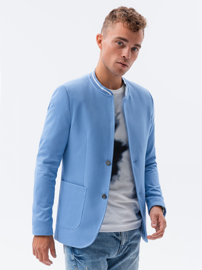 Men's casual blazer jacket - blue M84