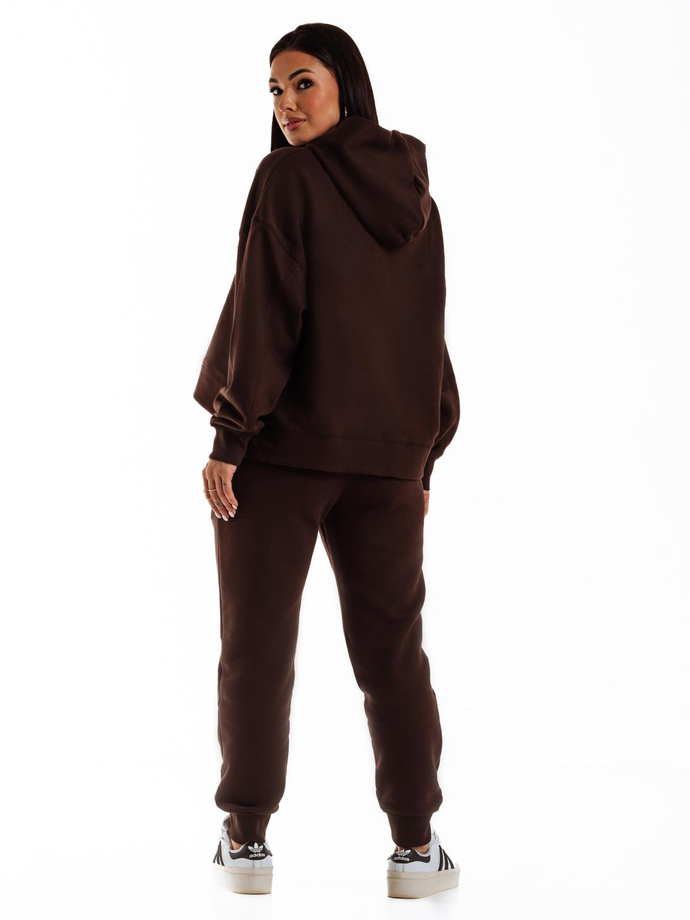 Women's sweatpants PLR265 - brown